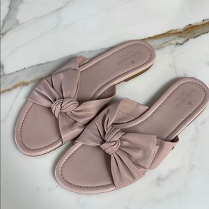 Kate Spade “Rose Smoke Marcella” Slide Sandals